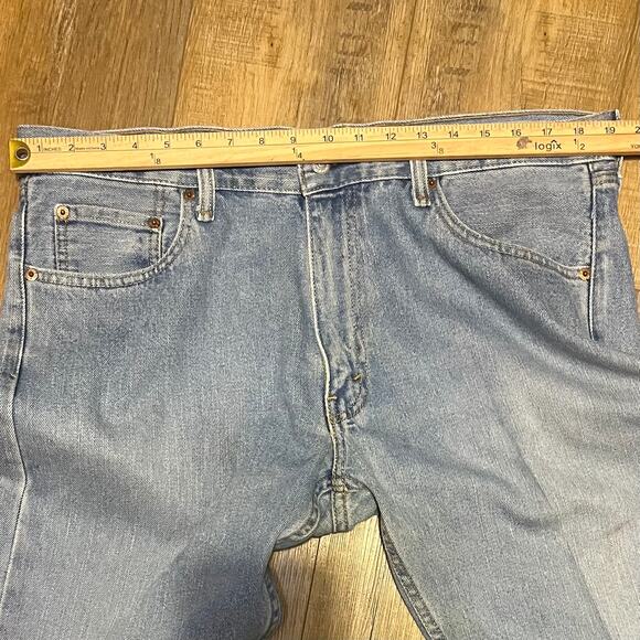 VTG Y2K Levi Strauss 505 Loose Straight Fit Jeans Mens 36x32 LW Skater Grunge - Picture 9 of 10